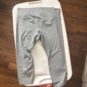 Ladies Nike Dryfit Gray Leggings